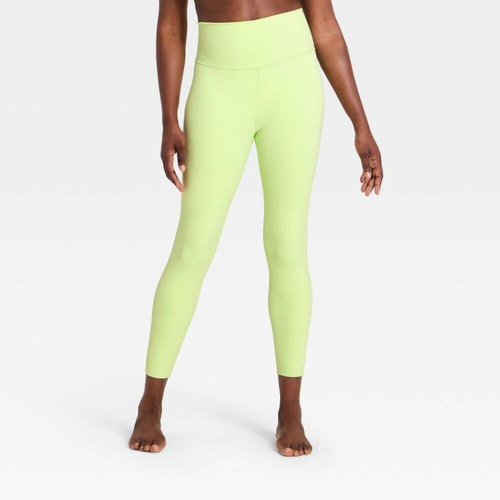 Women's Everyday Soft Ultra High-Rise 7/8 Leggings - All In Motion Light Green M - Picture 4 of 4